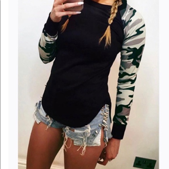 Two tone Camo Shirt. - Picture 2 of 2